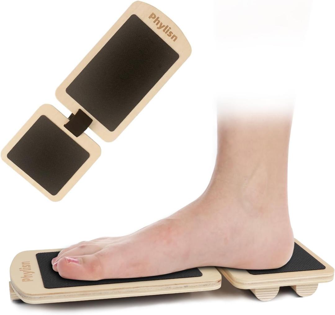Ankle Foot Strengthener Exerciser Balance Board for Sprained Ankle,Foot Balance Stability Training,Plantar Fasciitis with Instruction & Video 2-Piece