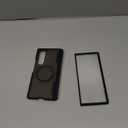 Temdan Magnetic for Samsung Galaxy Z Fold 7 Case,[Compatible with MagSafe][Built-in HD Screen Protector&Invisible Kickstand][Hinge Protection]Translucent Matte Shockproof Phone Case for Z Fold 7,Black