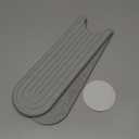 Stone Faucet Mat for Kitchen Sink  Diatomite Fast-Drying Stone Tray, Faucet Mat Sink Splash Guard, Decorative Sink Protector for Kitchen Bathroom Counter [Gray, 23.6''x3.9'']