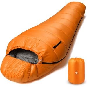 Bessport Mummy Sleeping Bag | 15-45 Extreme 3-4 Season Sleeping Bag for Adults Cold Weather Warm and Washable, for Hiking Traveling & Outdoor Activities