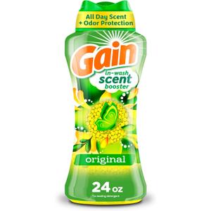 Gain In-Wash Laundry Scent Booster Beads, Original Scent, 24.0 OZ, Fresh Extender + Odor Protection (24 Ounce (Pack of 1))