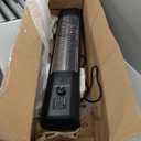 Outdoor Patio Heater with 9 Heat Levels,Wall Mounted Space Heater for Garage Backyard Room Indoor,1500W Fast Electric Infrared Heater with Remote Control,9H Timers,Waterproof,Child Lock