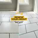 PentaUSA Tile Grout Repair Kit - Dark Gray Premixed Acrylic Sanded Grout, Water-Resistant Grout Filler for Bathroom&Shower, Kitchen Floor, Fast Drying, with Applicator, 13.4 oz (380g)