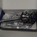 HOPOPRO 7-Setting Handheld Shower Head with Built-in Power Wash, Polished ABS Chrome, 71-Inch Stainless Steel Hose, 360 Rotatable Brass Overhead Bracket, Anti-Leakage Teflon Tape