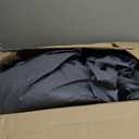 Kiseely Japanese Futon Mattress, Foldable Tatami Mat Portable Dormitory Sleeping Pad with Bag & Strap, Floor Thicken Sleeping Roll up Camping Mattress (Black WS1, 39"X80")