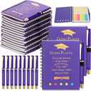 Dinifee 30 Set 2026 Graduation Gift Bulk Inspirational Spiral Journal with Sticky Note Motivational Pen Thank You Notebook Gel Pen Gift for Student Teacher College Graduate Party Favor (Purple)