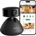 PETLIBRO AI Pet Camera Indoor with Phone App, 360 Auto Tracking Dog Camera Multi-Pet Recognition & AI Day Summary, 1080p Cat Camera Night Vision, 2-Way Talk WiFi Cam Pet with 2.4G/5G (Black)