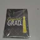 2 x Graduation Gift Card Book 7 x 5 Inch 20 Pages Gift Card Booklet Congrats Grad Organizer Greeting Card College Survival Album Keeper for Graduation Senior Gifts(Black)