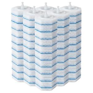 Disposable Toilet Wand Refills Compatible with Clorox, Deep Cleaning Push-Button Release Heads for Hygienic Bathroom Cleaning (60, count of 1)