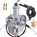 ALL-CARB Carburetor Carb With Throttle Cable Replacement for Yamaha Breeze 125 YFA1 1989 1991-2002 Timberwolf 250 YFA250FW