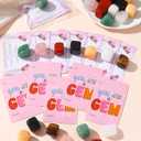 QianCannaor Valentines Day Gifts for Kids Classroom  28 Pack Non-Candy Valentines with Crystals & Gemstones, School Valentine Exchange Cards, Educational Classroom Party Favors for Boys & Girls