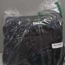 iCover 4x25ft Privacy Screen Fence, Outdoor Fencing Panels, Garden Windscreen Mesh Shade Sail Net Barrier, Include Reinforced Bindings and Brass Grommets Cable Zip Ties, Black