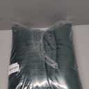 KGORGE Velvet Blackout Curtains 84 inches Luxury Soundproof Room Darkening Thermal Insulated Dark Green Velvet Curtains for Living Room French Door, Rod Pocket, Set of 2, W52 x L84, Hunter Green