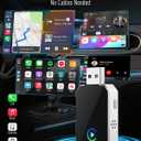 Wireless CarPlay Adapter for iPhone, 2026 Upgraded 2-in-1 Android Auto CarPlay Wireless Adapter, Convert Wired to Wireless, Fast & Stable, Plug & Play, Compatible with Factory Wired CarPlay Cars 2016+