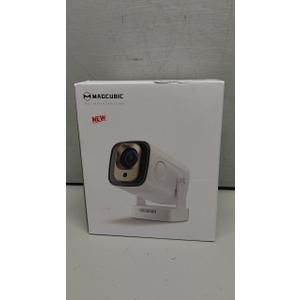 Auto Focus&1080PMagcubic Mini Smart Projector with 4K Support, Portable Projector with Wifi and Bluetooth, 5W Speaker, Built in Apps, Voice Control, Outdoor Movie Projector (White)