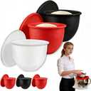 Silicone Liners for Kitchenaid Mixer, Silicone Liners for Kitchen Tilt-Head 5 Qt Mixers, Kitchen Aid Mixer Bowl Accessories and Attachments for Baking and Cooking, Replacement Mixers Bowls (3Pcs)