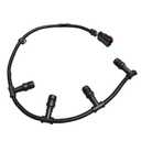 6.0 Powerstroke Glow Plug Connector Wire Harness with 8 Glow Plugs Removal Tool Compatible with 2004-2010 Ford 6.0L Diesel F250 F350 F450 F550 Super Duty #4C2Z-12A690-BA 5C3Z-12A690-A