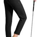 Will t Women's Golf Pants With Pockets Black 15