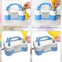 Balloon Pump Electric, Portable Automatic Dual Nozzle Inflator 110V 600W/Blower for Party Decoration,Home