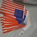 mflagperft USA Flags on Stick 12 Pack, Small Handheld American Flag | 5.5x8.2 in,Weather Resistant Polyester,Table Decor,School Projects,Teachers,Event Attendees,Soccer Games,Parades,Celebrations
