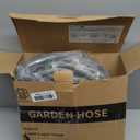 50 FT Non-Expandable Garden Hose Heavy Duty Flexible Water Hose for Home & Yard Use, 1/2" ID, 3/4" Solid Swivel Fittings, Kink & Leak Resistant