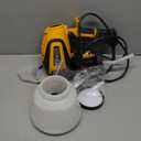 Paint Sprayer, 700W HVLP Spray Gun with Cleaning & Blowing Joints, 4 Nozzles and 3 Patterns, Easy to Clean, for Furniture, Cabinets, Fence, Walls, Door, Garden Chairs etc. VF803 (Yellow)