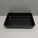 Black Metal High-Sided Oven Dish (13.5 x 9In.)