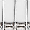 Lily's Home Indoor and Outdoor Unbreakable Shot Glasses, Premium 2oz Clear Acrylic Reusable Cups, Perfect for Any Liquor and Jello Shots. Set of 4 (Clear)