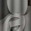 Bemis 7300SLEC Slow Close Toilet Seat, Easy Clean Hinges and Durable Plastic Seat, Made in USA, Elongated, White