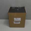 Industrial Semi Flush Mount Ceiling Light with Milk White Glass Pendant Lamp Shade, Vintage Close to Ceiling Light Fixture for Porch, Hallway, Entryway, Kitchen, Bedroom, Hotel (Brass)