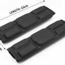 Seat Belt Cover Pad, Cute Kawaii Animal Capybara Seatbelt Covers Soft Seatbelt Cushion, Car Seat Strap Pads Black