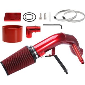 6.0 Cold Air Intake Kit for Ford F250 F350 F450 2003 2004 2005 2006 2007 Excursion 6.0L Diesel Red