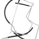 MUCO New Power Steering Pressure Return Hose Assembly 92081 92222 92378 Kit Set 3pc for 9-7x Bravada Ascender Jimmy Envoy XL Trailblazer EXT Rainier 2002 2003 2004 2005 2006 2007 2008 2009