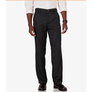 Amazon Essentials Men's Classic-Fit Expandable-Waist Flat-Front Dress Pant.32W/36L