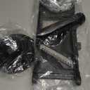 VEKAYA Mandoline Slicer for Kitchen, Stainless Steel Professional Vegetable Slicer with Adjustable Thickness, Ultra Sharp Blades, Safety Gloves & Food Holder, Ideal for Potatoes, Onions, Cucumbers (Black)