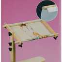 Frank A. Edmunds Sit-On Needlework Frame, 9" x 18", 2941,Light brown
