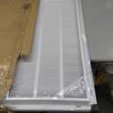 HVAC Premium 25 x 34 Duct Opening Steel Return Air Filter Grille, for 1-inch Filter, Removable Door, Flat Stamped HVAC Vent Cover Grille, Outer Dimensions 27.5 x 36.5