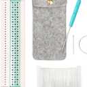 We R Memory Keepers, Journal Book Binding Punch Guide Set, Includes Guide, Awl, Curved and Straight Needle, Waxed Thread, Japanese Stitching Template and Storage, for Japanese and Copic Bound Books