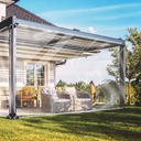 Clear Tarp with Grommets,8x10ft Transparent Heavy Duty Water Resistant Tarp Cover with Reinforced Edge,14Mil Thickened Tear Resistant PVC Vinyl Tarpau