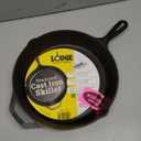 Lodge Seasoned Cast Iron Skillet - PFAS-Free, Non-Toxic Cookware - Use with an Oven, Stove, Grill, or Campfire - Naturally Non-Stick & Oven Safe - 12 Inches