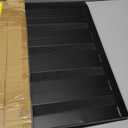 Threshold Ramp for Doorways, Adjustable Height 2.6"-6" Aluminum Wheelchair Ramp with Heightening Screws and Swivel Angle Leg, 1100lbs Load Capacity, 22x36 Curb Ramp for Trolley,Power Chairs