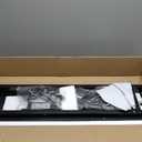 94.5" Behind Couch Table with 2 Fast Charging Stations, 7.1" Narrow Skinny Sofa Table with 4 Power Outlets, 4 USB-A, 2 USB-C for Console Entryway, Black