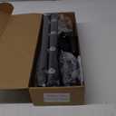 Zeerobee Curtain Rods for Windows 72 to 144, 1 Inch Industrial Wrap Around Black Curtain Rod, Indoor/Outdoor Room Divider Adjustable Drapery Pole, 72"-144"