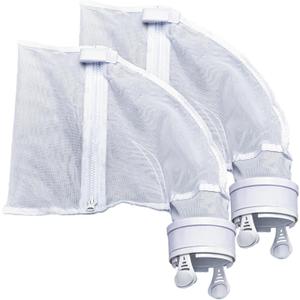 Nylon Mesh Pool Cleaner Bags,Bag Zipper Replacement for Polaris 280 & 480 Pool Cleaner All Purpose filter Bag for 280 Polaris Replacement Bags,Pool Cleaner Replacement Part K13 K16, 2 pack