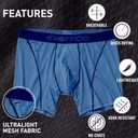 ExOfficio Men's Give-N-Go Sport 2.0 6'' Boxer Brief (L)