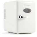 Skincare Fridge - 4L Mini Fridge for Bedroom, Office and Car, for Refrigerating Makeup, Skincare and Food, Cooler and Warmer, Beverage Cooler, White