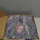 Floral Coir Doormat and Spring Wreath Set Flower Welcome Door Mat for Front Door 17.7 x 29.5 Inch Coco Coir Doormat Summer Porch Decor for Garden Garage Patio Home Entrance(Lavender)