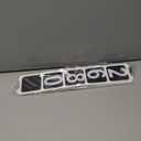 Metal Mailbox Numbers, Address Plaque, Waterproof, Horizontal & Vertical Mounted Address Sign for House Home Office Street Yard Mailbox (Black(classic))