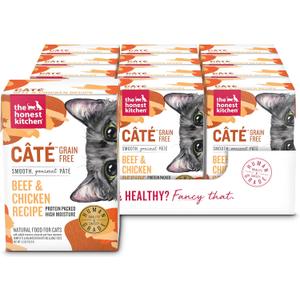The Honest Kitchen Ct Grain Free Beef & Chicken Pt Wet Cat Food, 5.5 oz (Pack of 12), EXP 29/OCT/2026