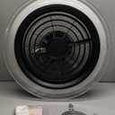 TCFUNDY Ceiling Fan with Light, 18" LED RGB Low Profile Fan Light with Bluetooth Smart WiFi, Fit for Alexa, Google Assistant, 6 Wind Speed, with Remote Control App Control